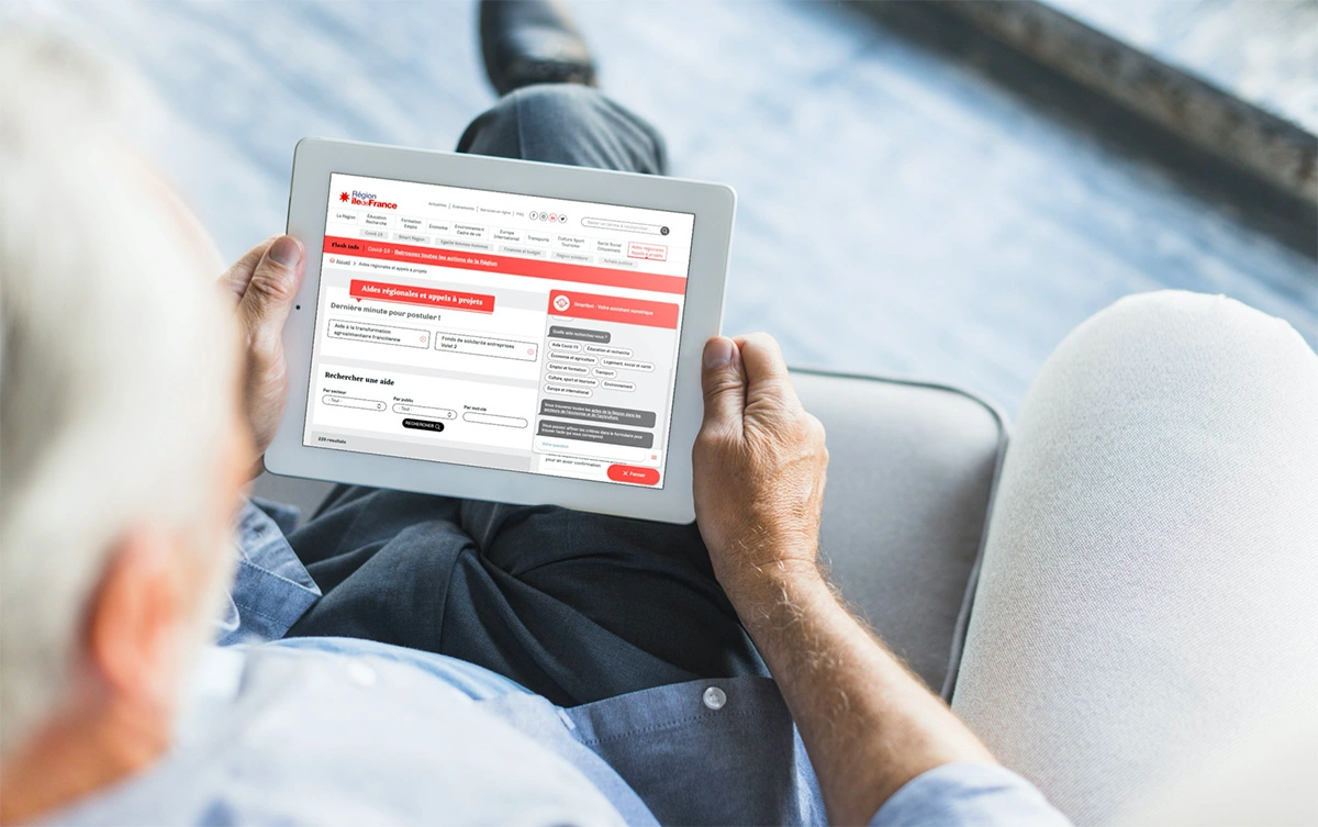 chatbot digital assistant aides économiques